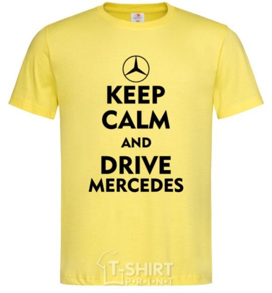 Men's T-Shirt Drive Mercedes cornsilk фото