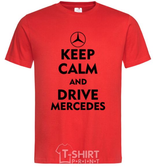 Men's T-Shirt Drive Mercedes red фото