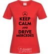 Women's T-shirt Drive Mercedes red фото