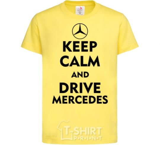 Kids T-shirt Drive Mercedes cornsilk фото