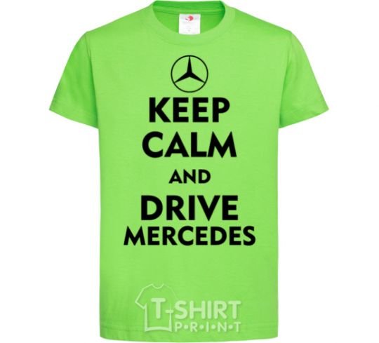 Детская футболка Drive Mercedes Лаймовый фото