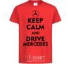 Детская футболка Drive Mercedes Красный фото