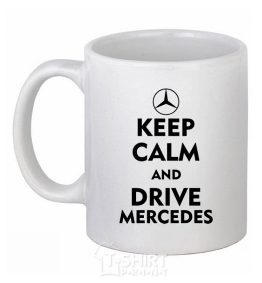 Ceramic mug Drive Mercedes White фото