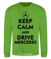 Свитшот Drive Mercedes Лаймовый фото