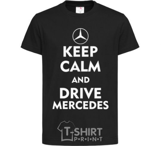 Kids T-shirt Drive Mercedes black фото