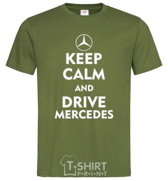 Men's T-Shirt Drive Mercedes millennial-khaki фото