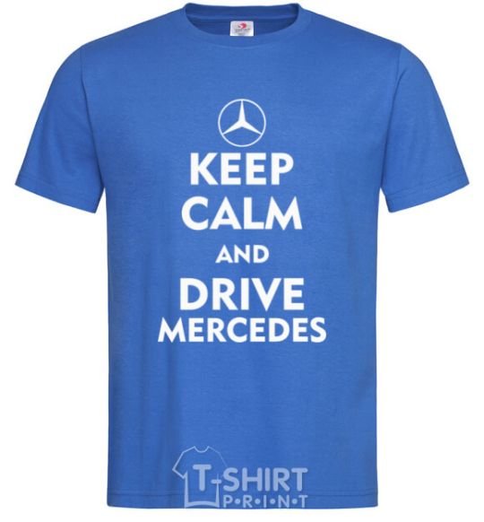 Men's T-Shirt Drive Mercedes royal-blue фото