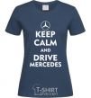 Women's T-shirt Drive Mercedes navy-blue фото