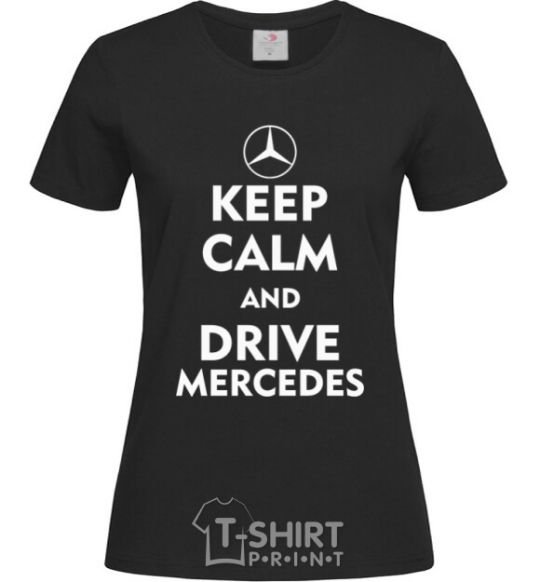 Women's T-shirt Drive Mercedes black фото