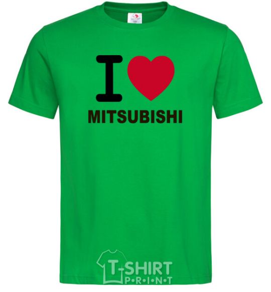 Men's T-Shirt I Love Mitsubishi kelly-green фото