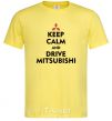 Мужская футболка Drive Mitsubishi Лимонный фото