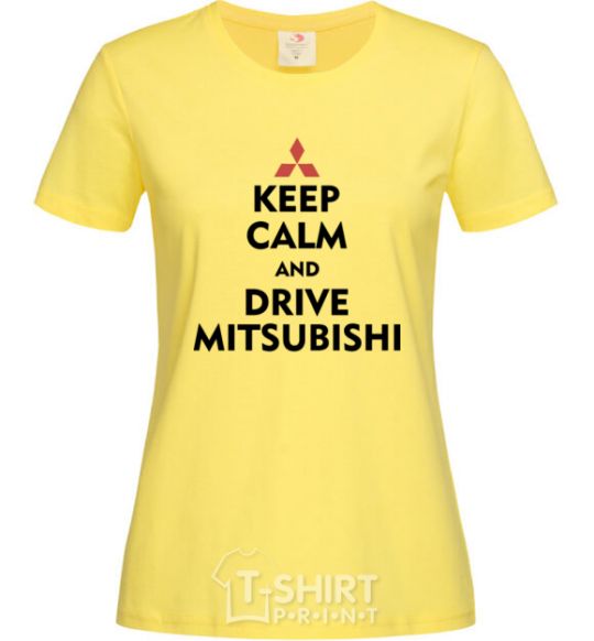 Women's T-shirt Drive Mitsubishi cornsilk фото