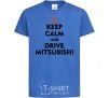 Детская футболка Drive Mitsubishi Ярко-синий фото