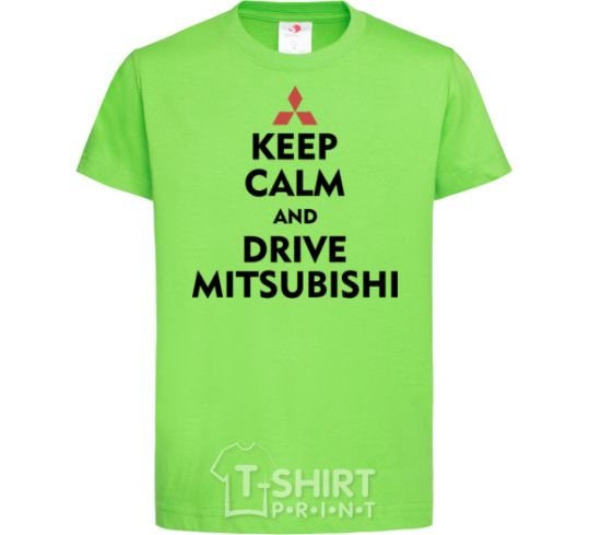 Детская футболка Drive Mitsubishi Лаймовый фото