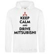 Мужская толстовка (худи) Drive Mitsubishi Белый фото