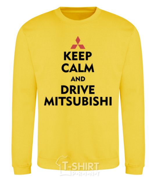 Sweatshirt Drive Mitsubishi yellow фото
