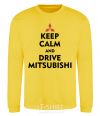 Sweatshirt Drive Mitsubishi yellow фото