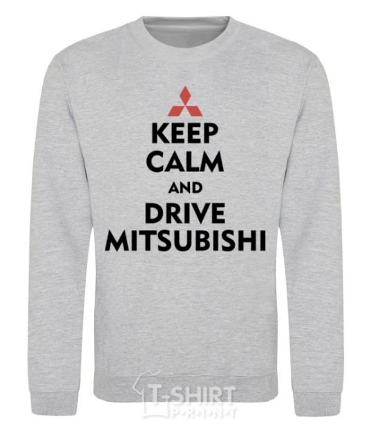 Свитшот Drive Mitsubishi Серый меланж фото