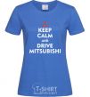 Women's T-shirt Drive Mitsubishi royal-blue фото