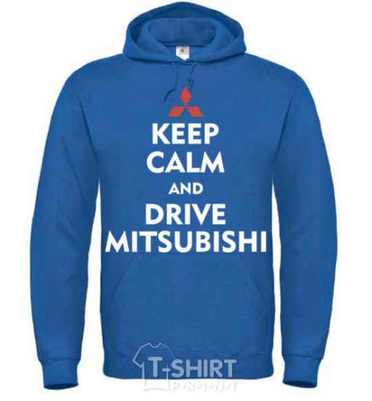 Мужская толстовка (худи) Drive Mitsubishi Сине-зеленый фото