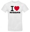 Men's T-Shirt I Love Nissan White фото