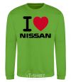 Sweatshirt I Love Nissan orchid-green фото