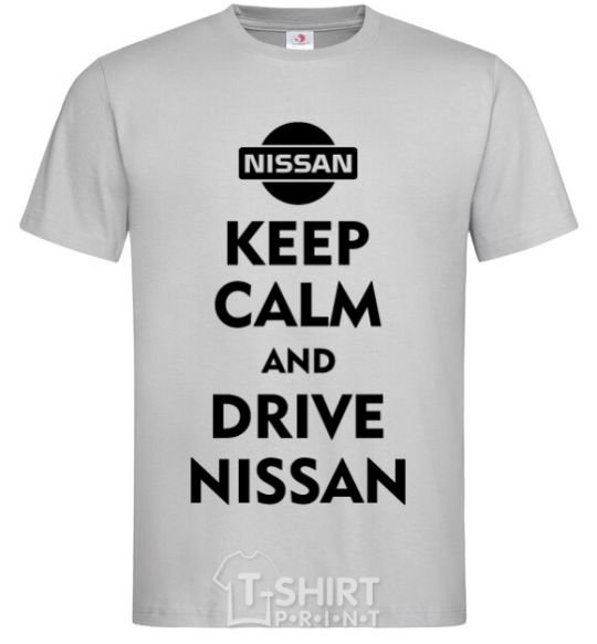 Men's T-Shirt Drive Nissan grey фото