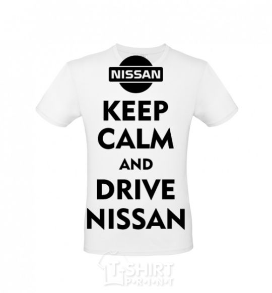 Men's T-Shirt Drive Nissan White фото