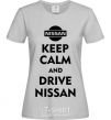 Women's T-shirt Drive Nissan grey фото