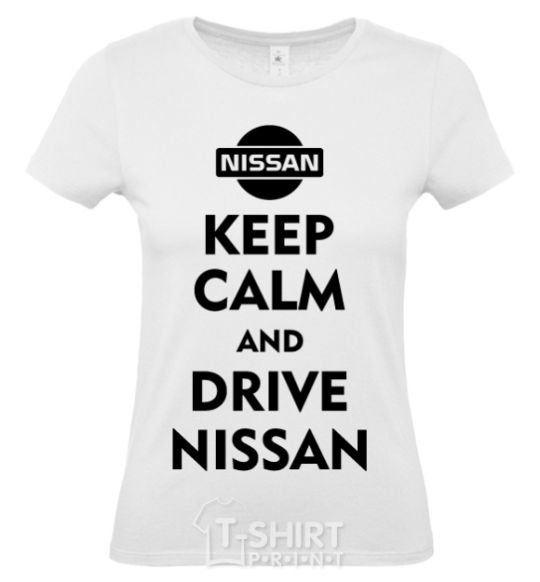 Women's T-shirt Drive Nissan White фото