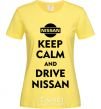 Women's T-shirt Drive Nissan cornsilk фото