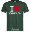 Men's T-Shirt I Love Opel bottle-green фото