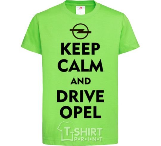 Kids T-shirt Drive Opel orchid-green фото