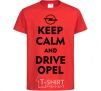 Детская футболка Drive Opel Красный фото