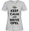 Women's T-shirt Drive Opel grey фото