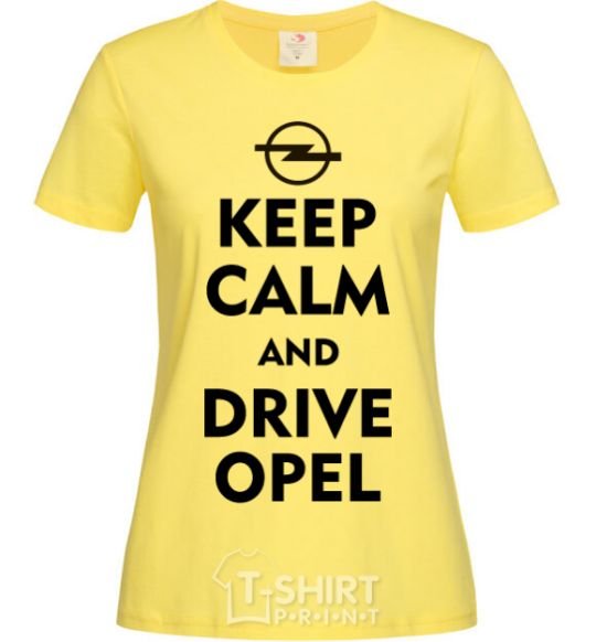 Women's T-shirt Drive Opel cornsilk фото