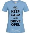 Women's T-shirt Drive Opel sky-blue фото