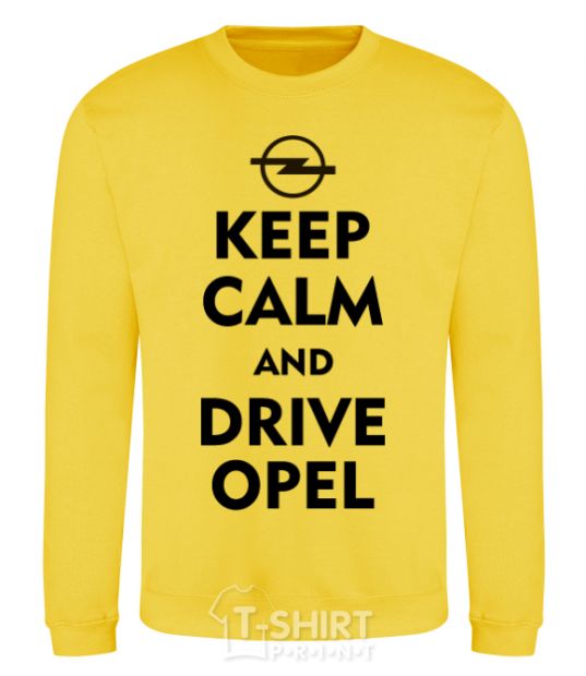 Sweatshirt Drive Opel yellow фото