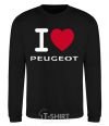 Sweatshirt I Love Peugeot black фото