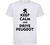 Kids T-shirt Drive Peugeot White фото