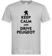 Men's T-Shirt Drive Peugeot grey фото