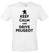 Мужская футболка Drive Peugeot Белый фото