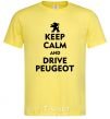 Men's T-Shirt Drive Peugeot cornsilk фото