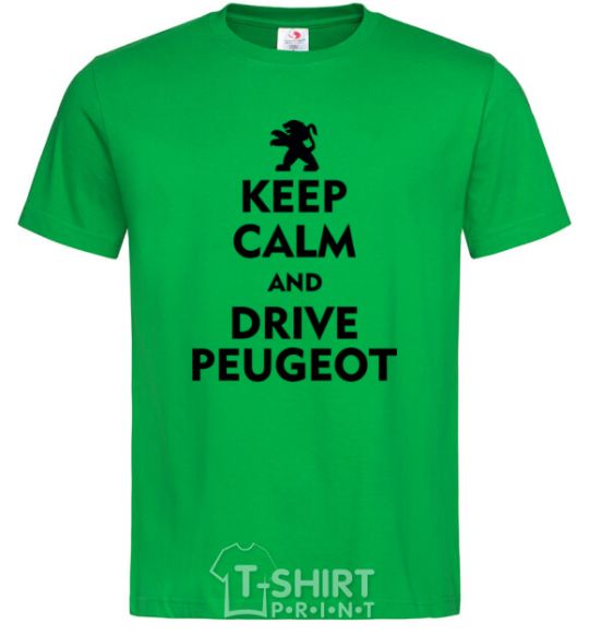 Мужская футболка Drive Peugeot Зеленый фото
