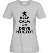 Женская футболка Drive Peugeot Серый фото