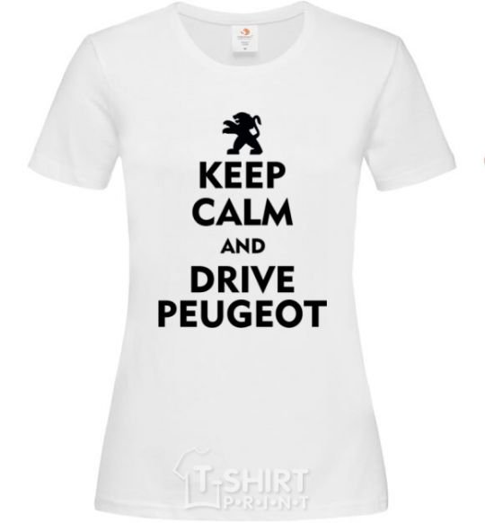 Женская футболка Drive Peugeot Белый фото