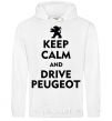 Men`s hoodie Drive Peugeot White фото