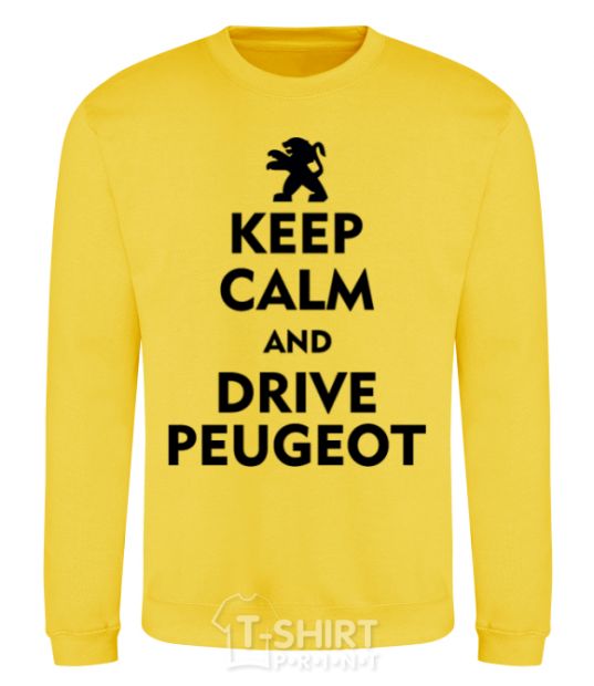 Sweatshirt Drive Peugeot yellow фото