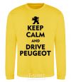 Sweatshirt Drive Peugeot yellow фото