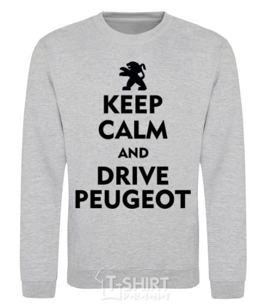 Sweatshirt Drive Peugeot sport-grey фото